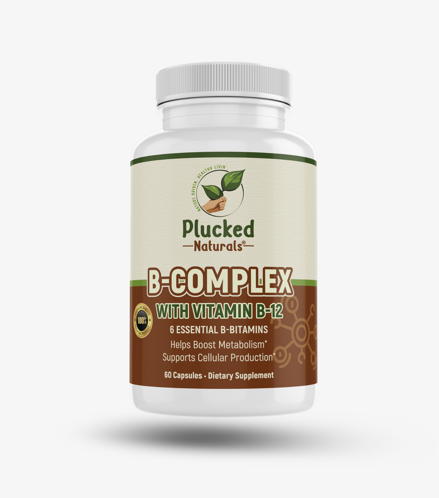 B-Complex Capsules – Energy, Brain & Nerve Support – 60 Capsules