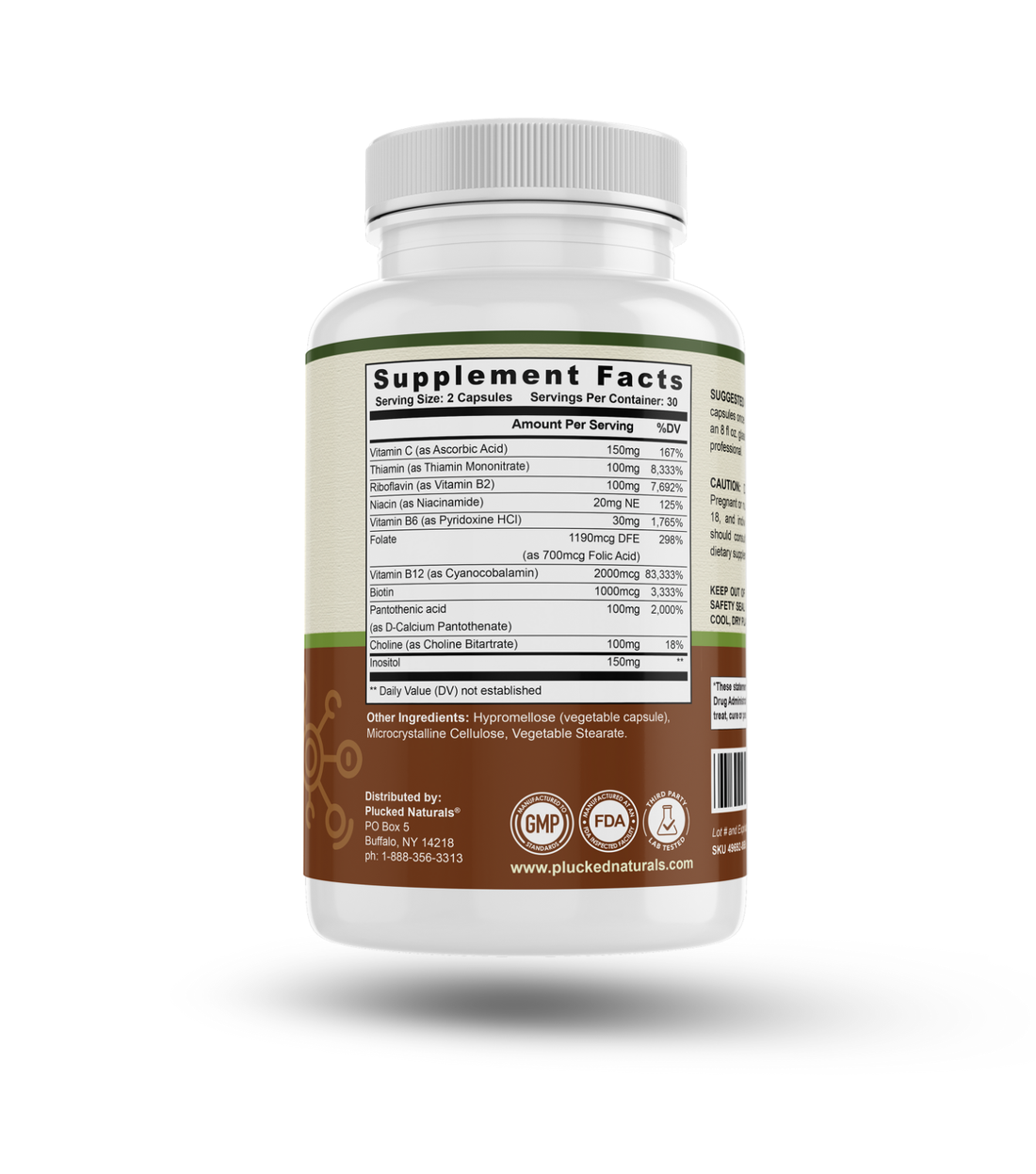 B-Complex Capsules – Energy, Brain & Nerve Support – 60 Capsules